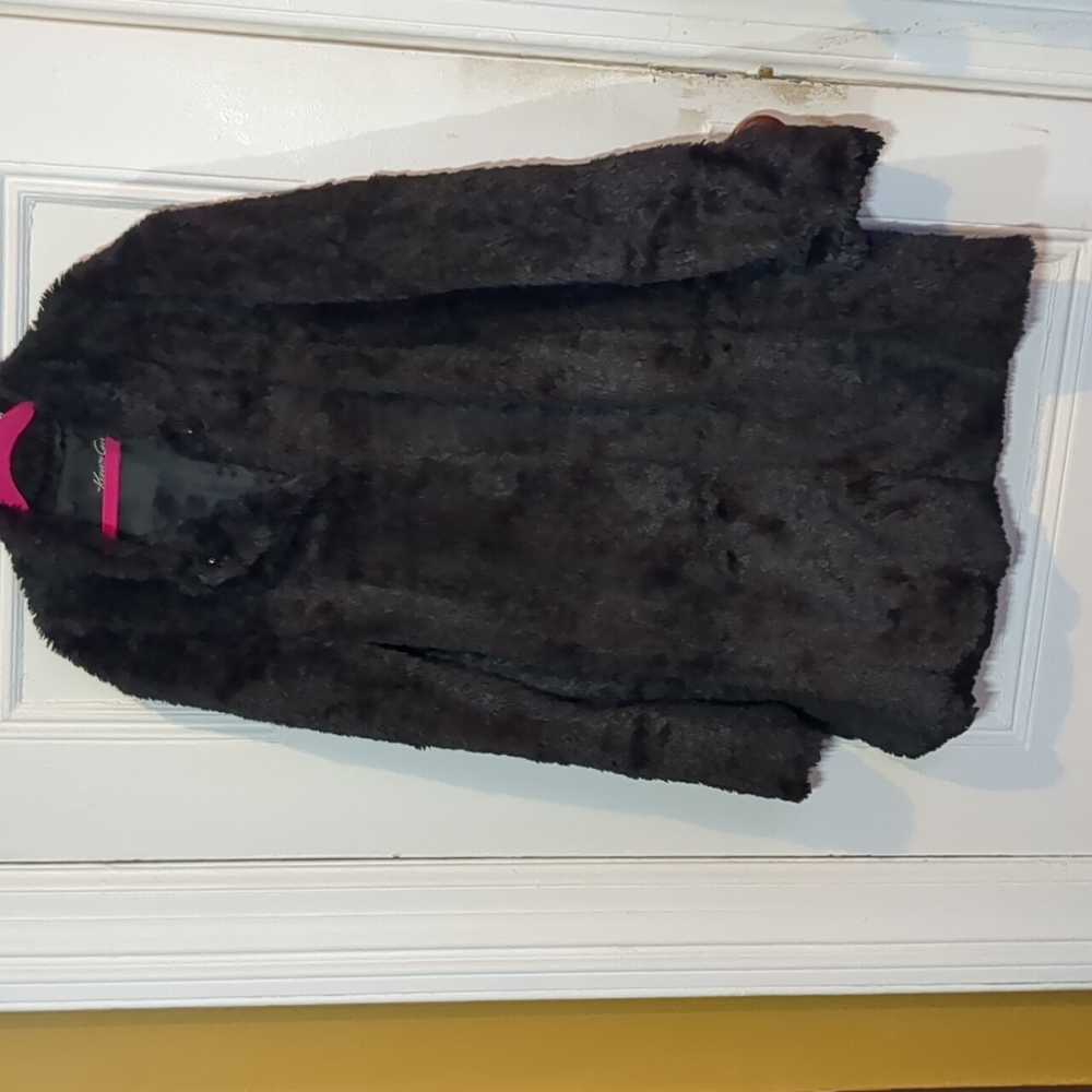 Kenneth Cole Shaggy Teddy Bear Coat